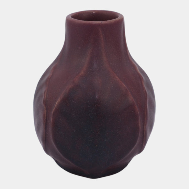 Van Briggle 1916 Vintage Arts And Crafts Pottery Purple Mulberry Ceramic Vase - Just Art Pottery