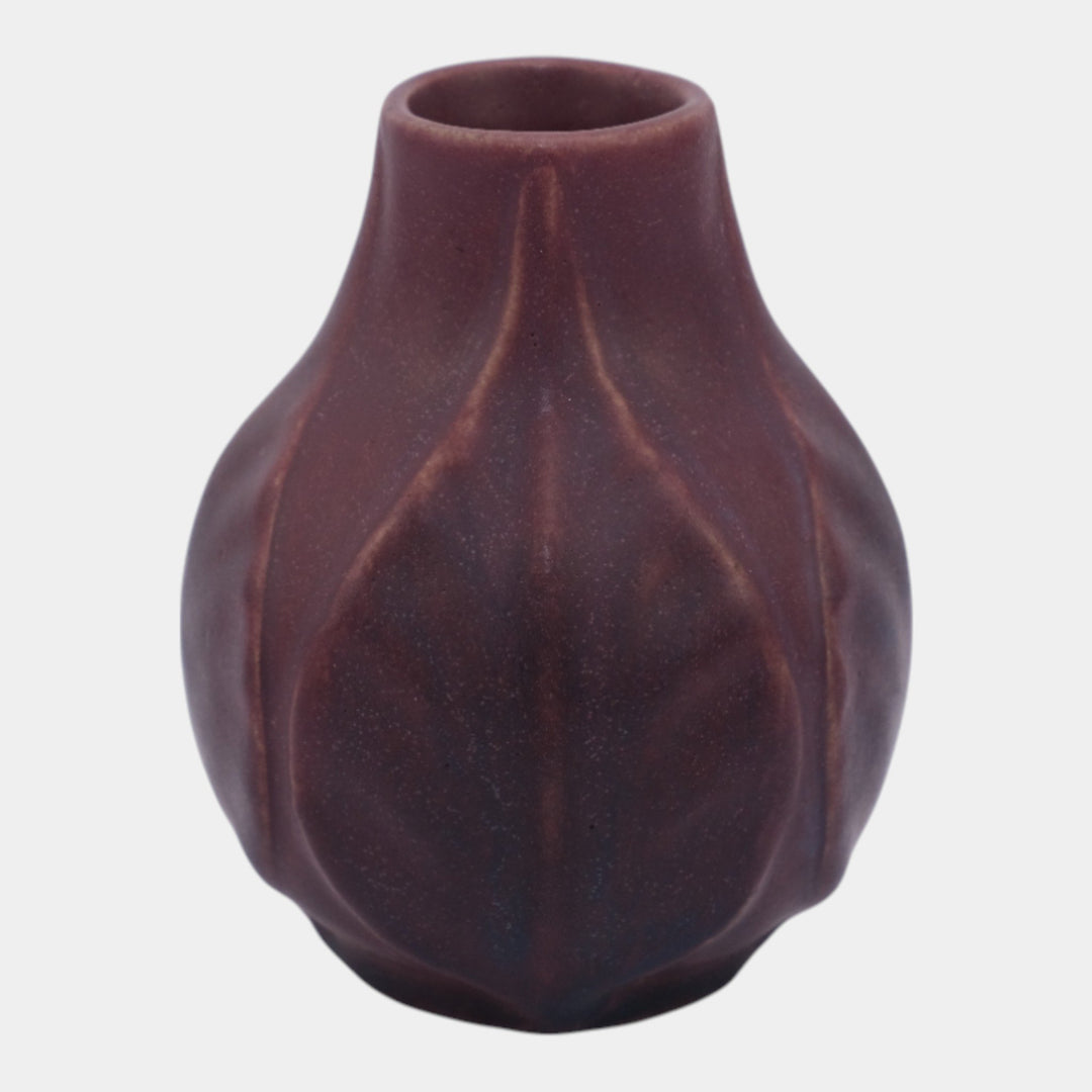 Van Briggle 1916 Vintage Arts And Crafts Pottery Purple Mulberry Ceramic Vase - Just Art Pottery