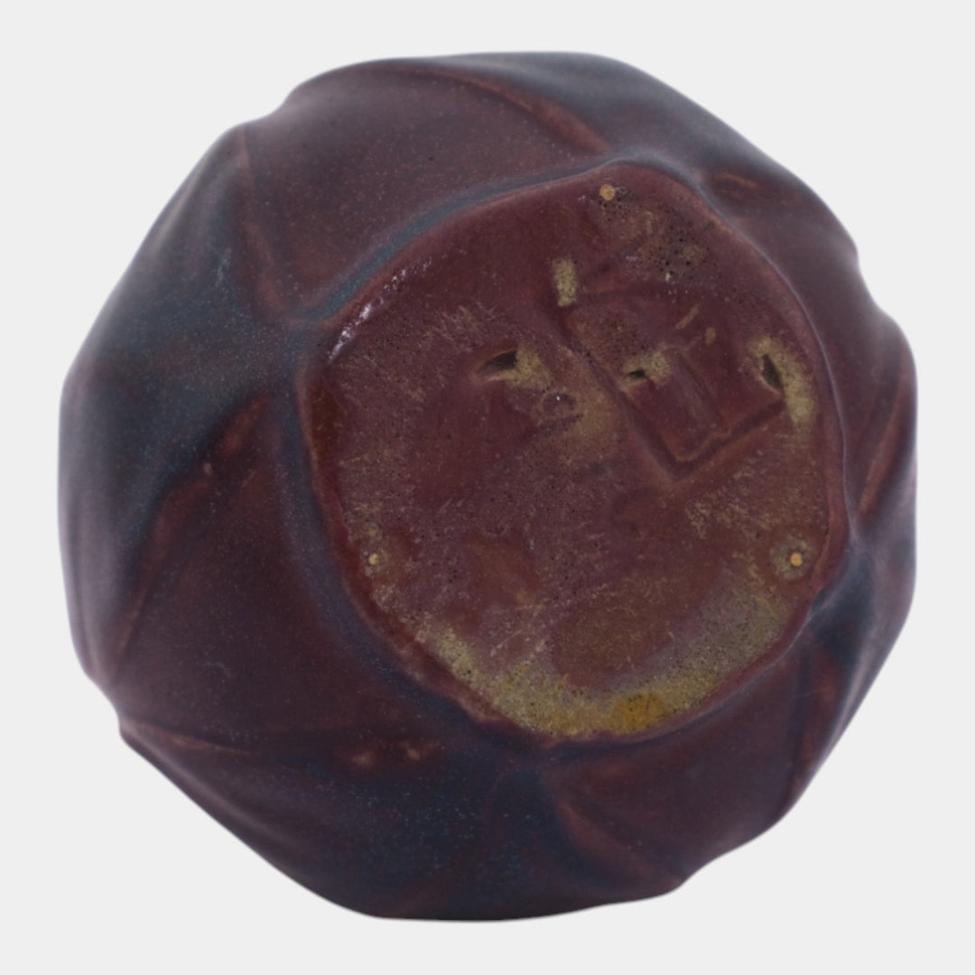 Van Briggle 1916 Vintage Arts And Crafts Pottery Purple Mulberry Ceramic Vase - Just Art Pottery