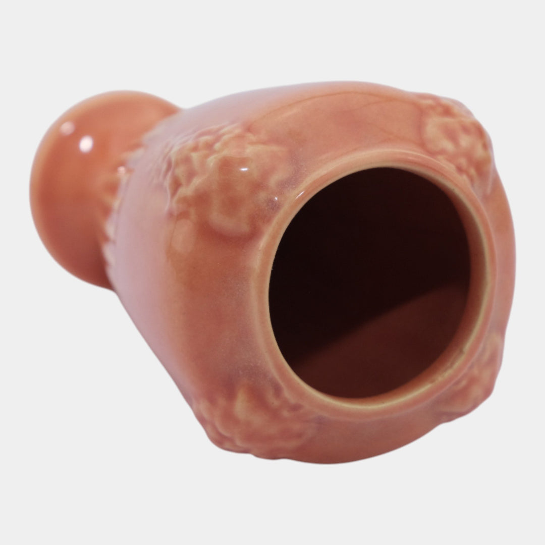 Roseville Savona Pink 1928 Vintage Art Deco Pottery Ceramic Flower Vase 207-6 - Just Art Pottery