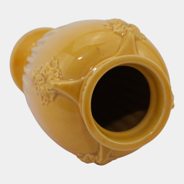 Roseville Savona Yellow 1928 Vintage Art Deco Pottery Ceramic Vase 222-12