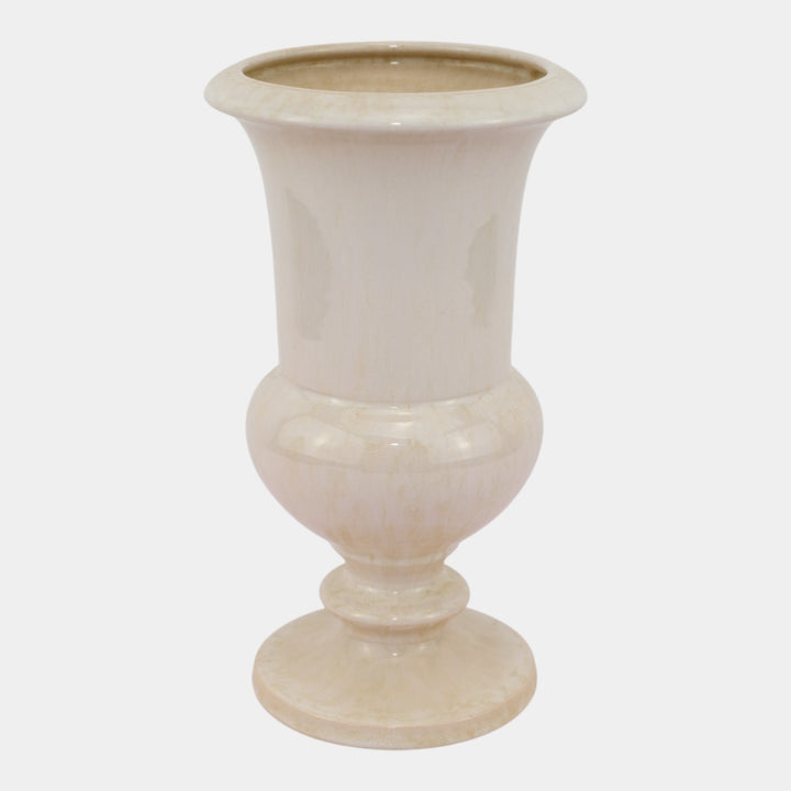 Roseville Rozane White Trial Glaze Art Deco Pottery Ceramic Vase 5-8 - Just Art Pottery