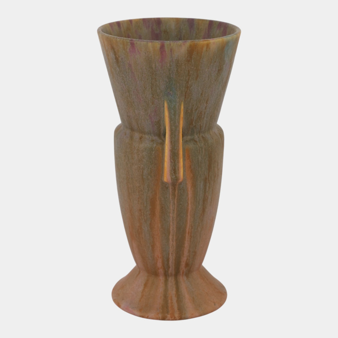 Roseville Carnelian II Red 1926 Art And Crafts Pottery Futura Vase 439-9