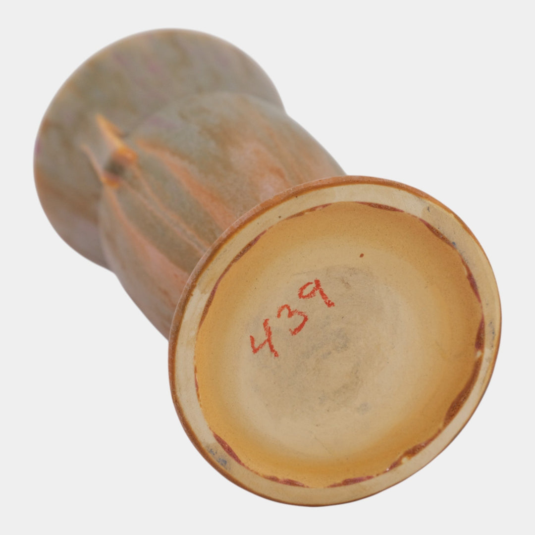 Roseville Carnelian II Red 1926 Art And Crafts Pottery Futura Vase 439-9