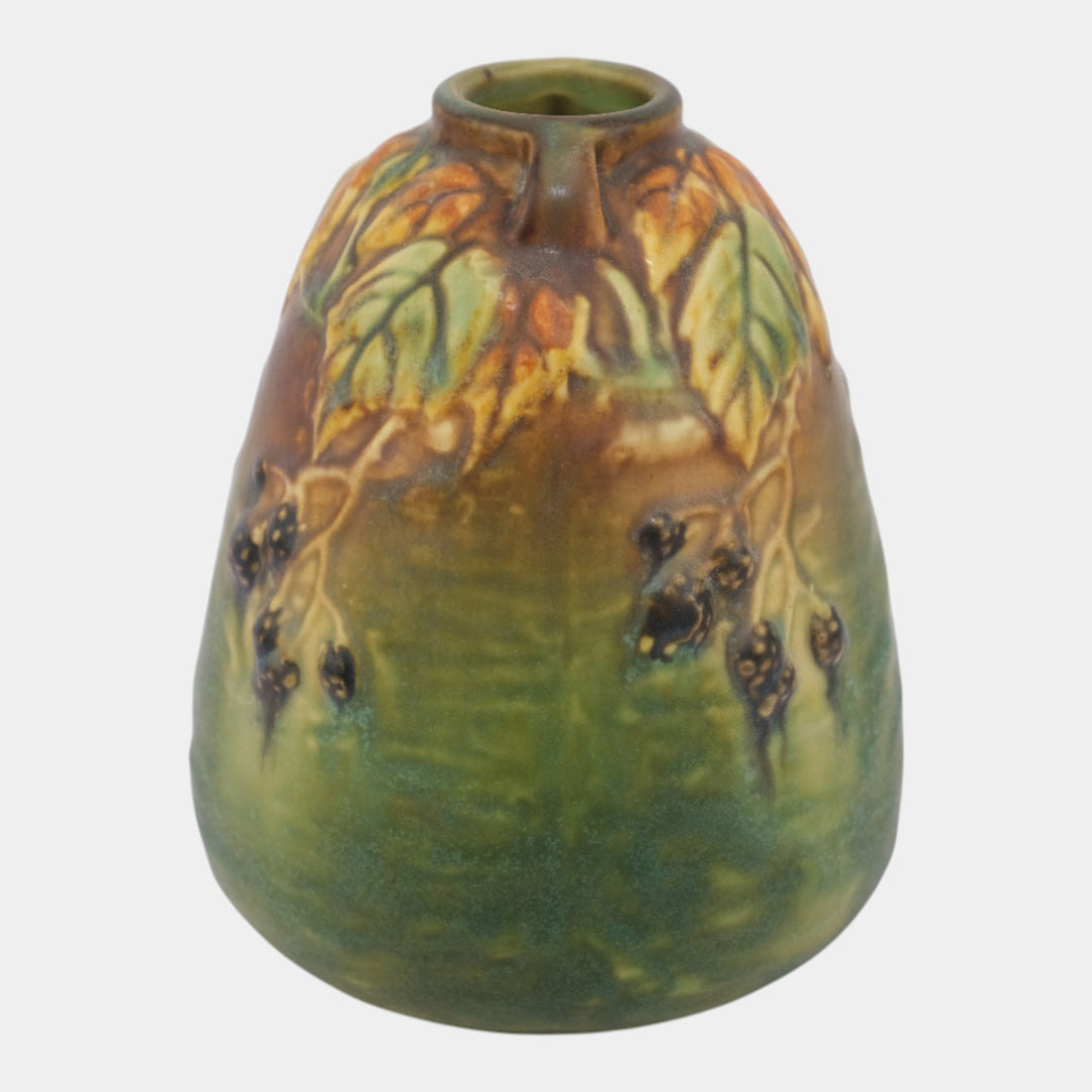 Roseville Blackberry 1932 Vintage Art Pottery Ceramic Bee Hive Vase 569-5 - Just Art Pottery