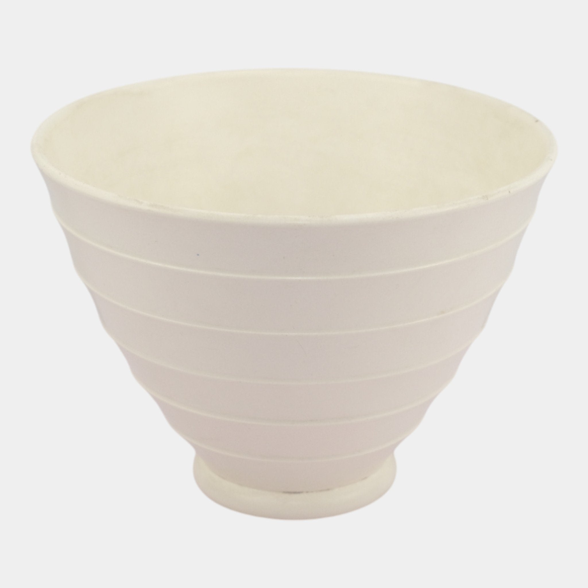 Keith Murray for Wedgwood Art Deco Ribbed Bowl Vase - Thumbnail 2
