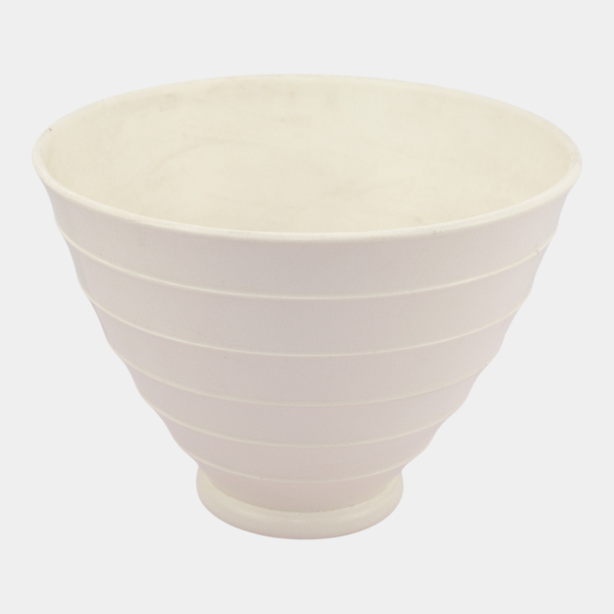 Keith Murray for Wedgwood Art Deco Ribbed Bowl Vase - Thumbnail 5
