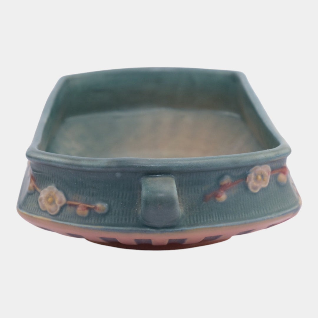 Roseville Cherry Blossom Pink 1933 Vintage Art Pottery Ceramic Bowl 240-8