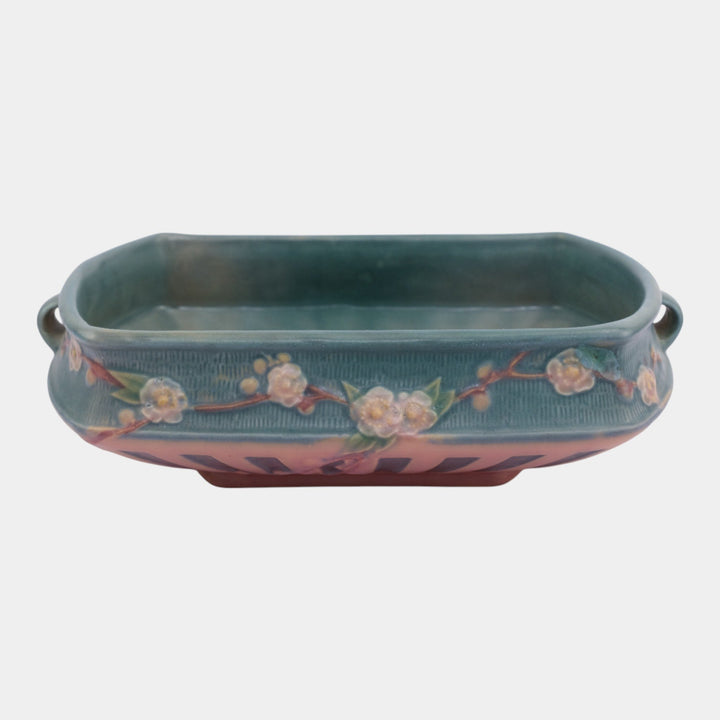 Roseville Cherry Blossom Pink 1933 Vintage Art Pottery Ceramic Bowl 240-8