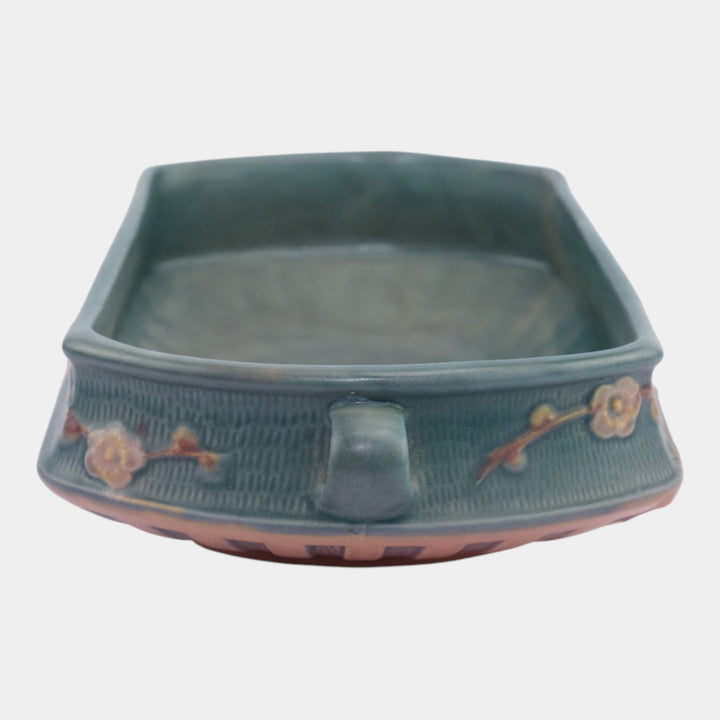 Roseville Cherry Blossom Pink 1933 Vintage Art Pottery Ceramic Bowl 240-8