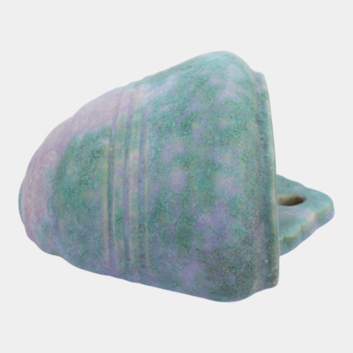 Roseville Imperial II Purple Green 1930 Vintage Pottery Ceramic Wall Pocket 1263