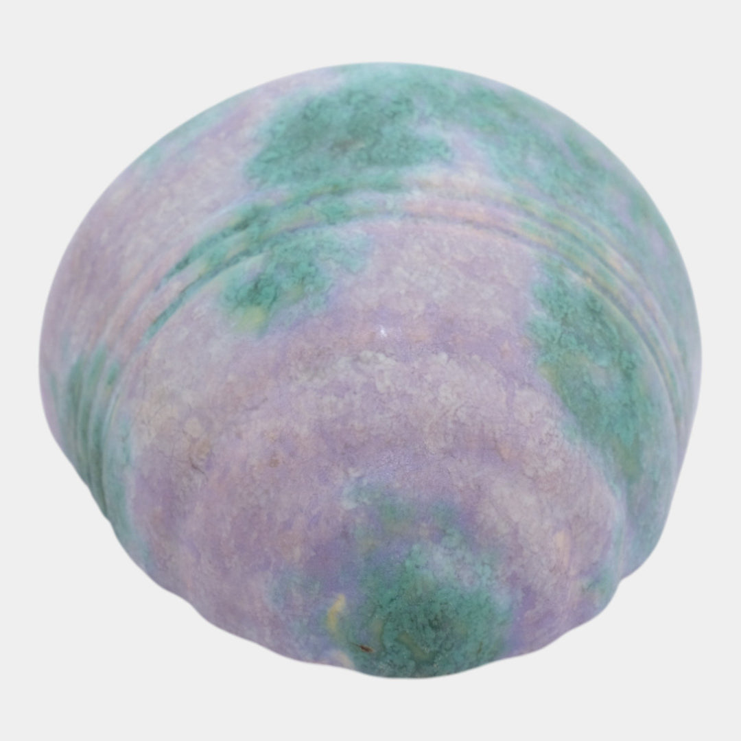 Roseville Imperial II Purple Green 1930 Vintage Pottery Ceramic Wall Pocket 1263