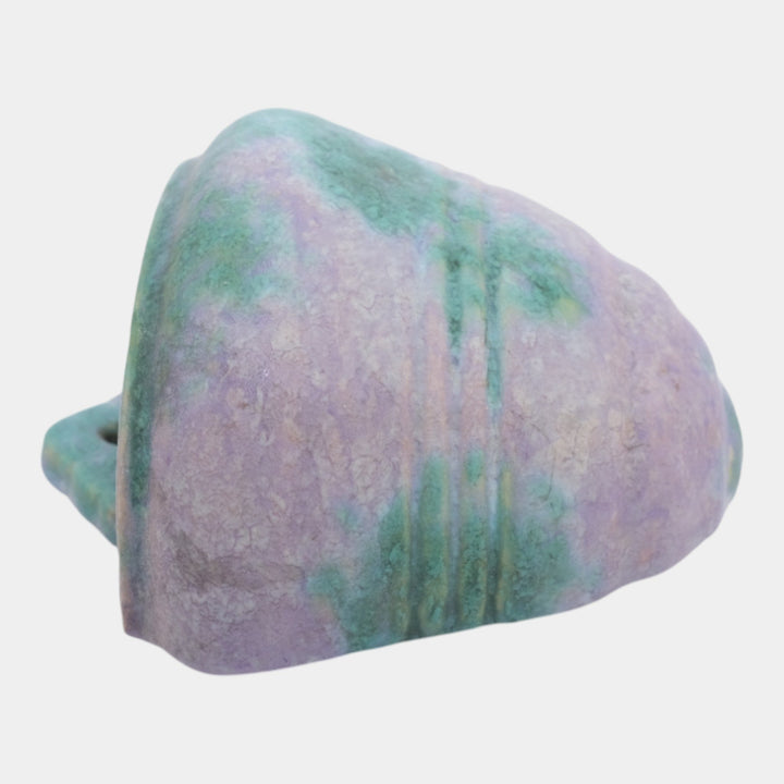 Roseville Imperial II Purple Green 1930 Vintage Pottery Ceramic Wall Pocket 1263