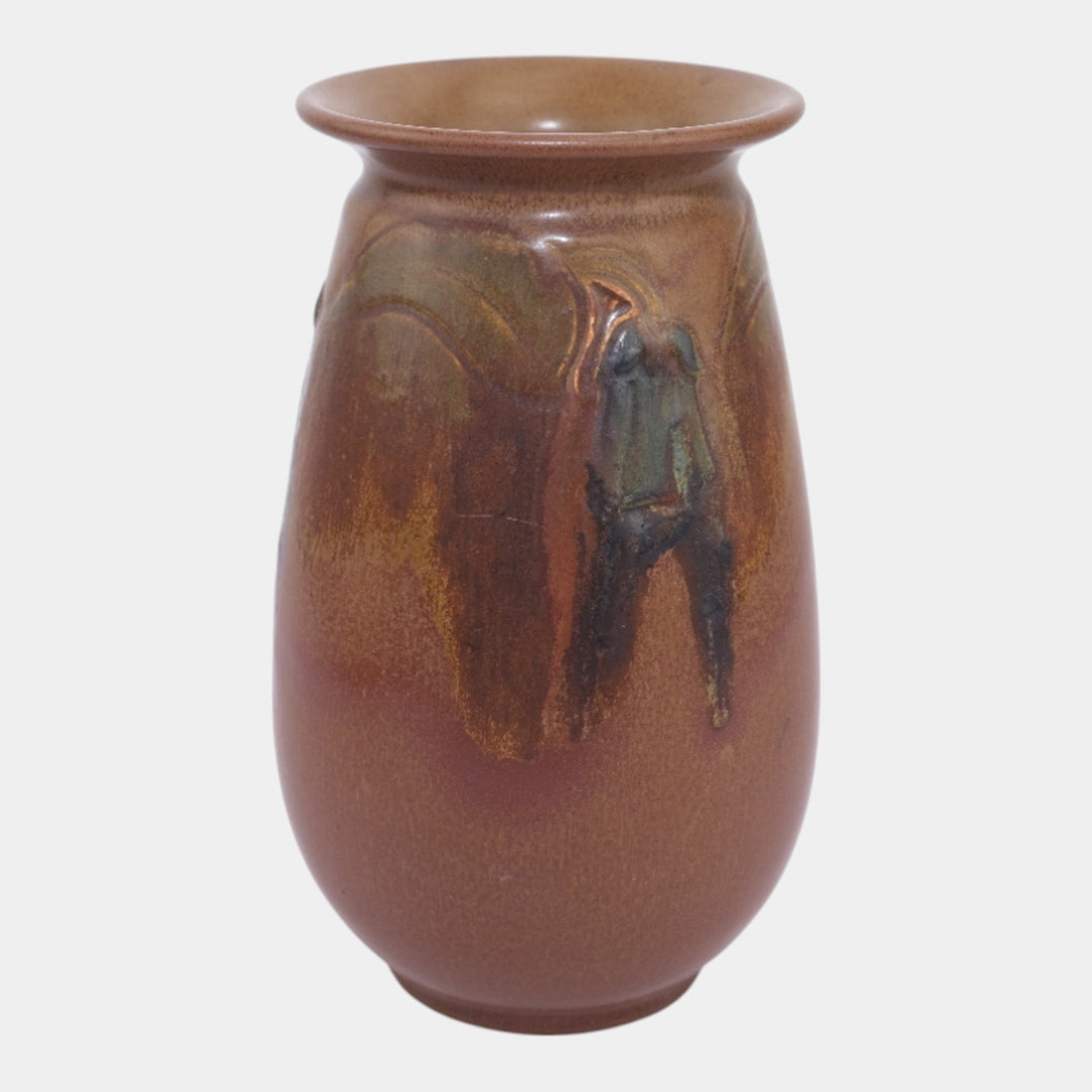Rookwood 1915 Vintage Arts And Crafts Pottery Brown Ceramic Vase 1909 Todd