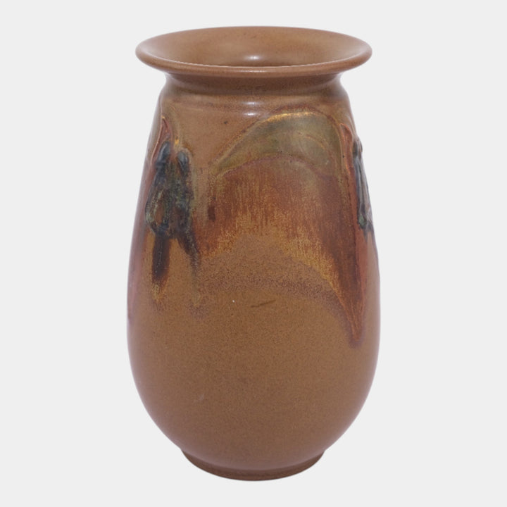 Rookwood 1915 Vintage Arts And Crafts Pottery Brown Ceramic Vase 1909 Todd
