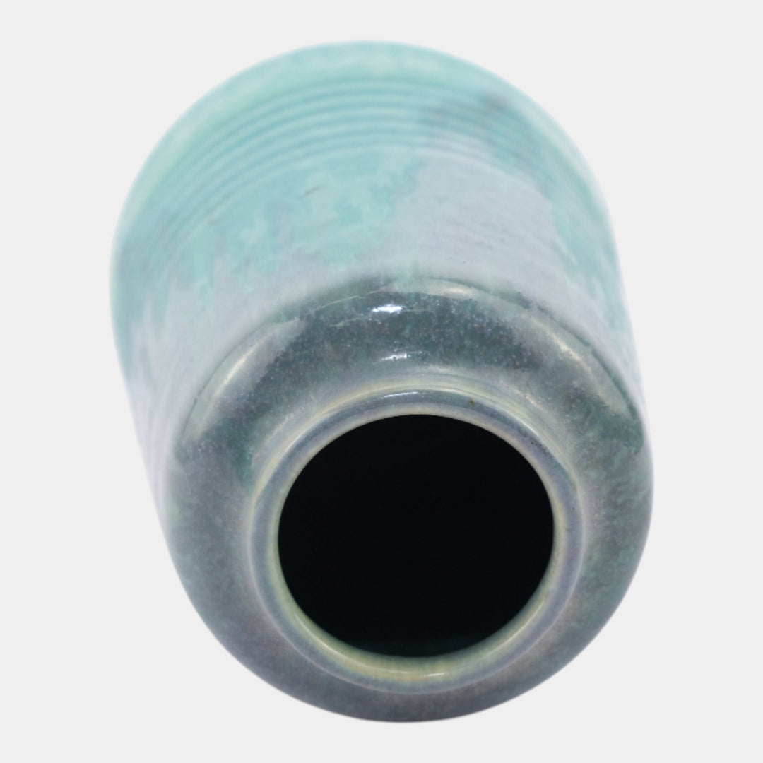 Roseville Imperial II Blue 1930 Vintage Art Deco Pottery Vase 468-5 - Just Art Pottery