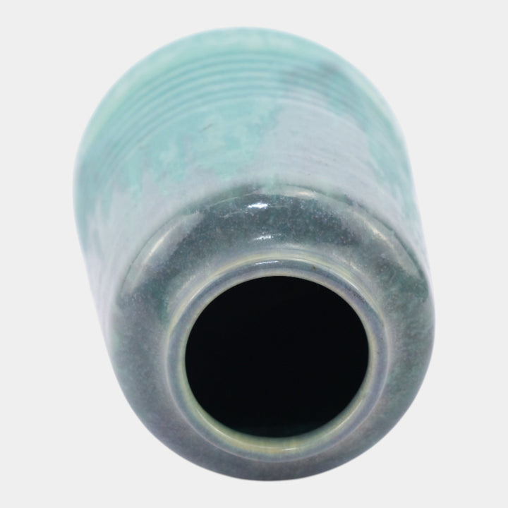 Roseville Imperial II Blue 1930 Vintage Art Deco Pottery Vase 468-5 - Just Art Pottery