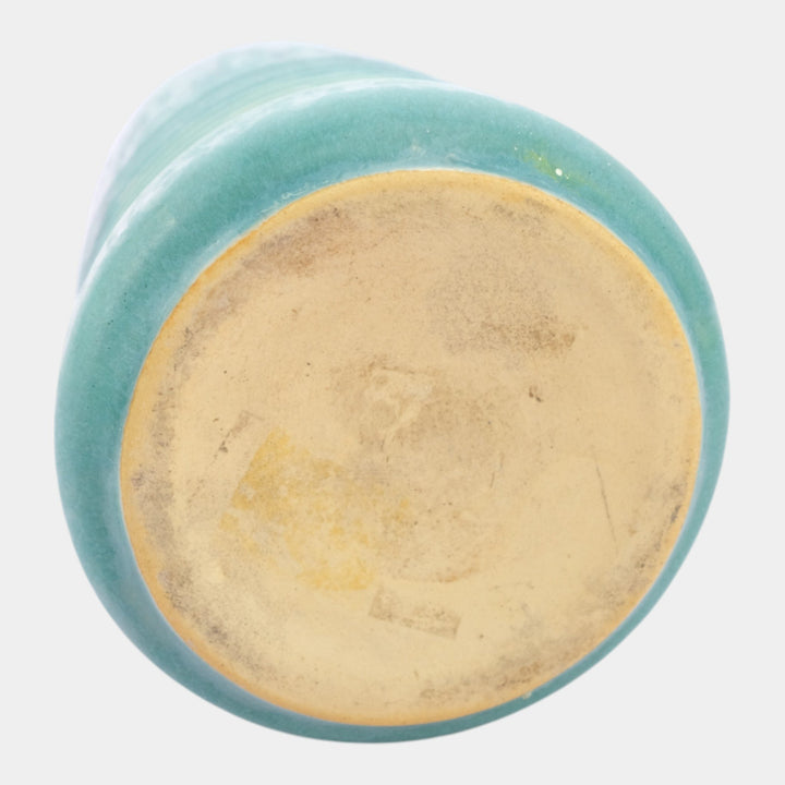 Roseville Imperial II Blue 1930 Vintage Art Deco Pottery Vase 468-5 - Just Art Pottery