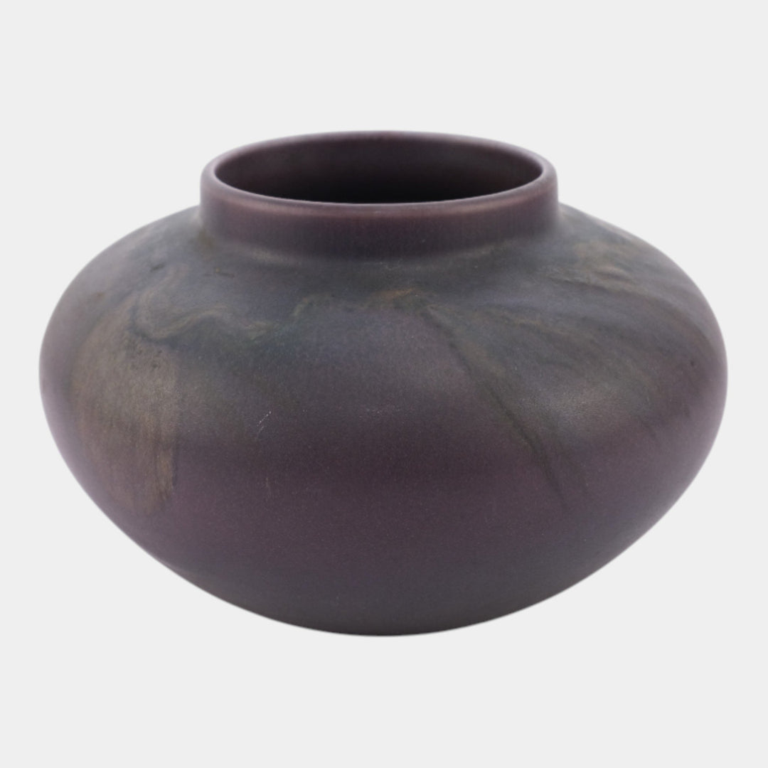 Rookwood 1922 Vintage Art Pottery Purple Vellum Floral Vase 1929 Lincoln - Just Art Pottery