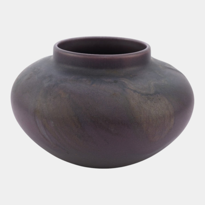 Rookwood 1922 Vintage Art Pottery Purple Vellum Floral Vase 1929 Lincoln - Just Art Pottery
