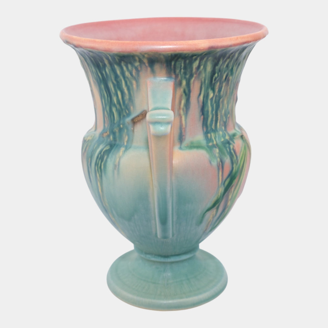 Roseville Moss Pink 1936 Vintage Art Deco Pottery Ceramic Vase 779-8