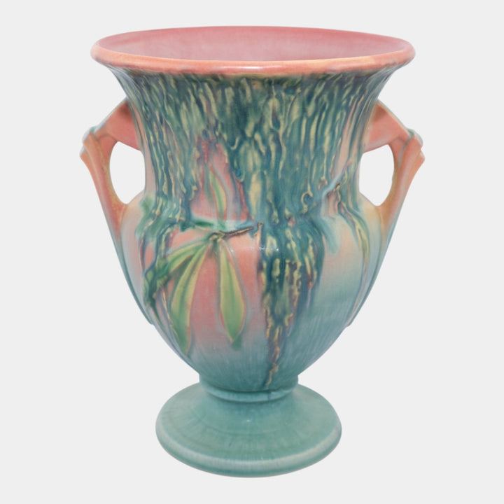 Roseville Moss Pink 1936 Vintage Art Deco Pottery Ceramic Vase 779-8