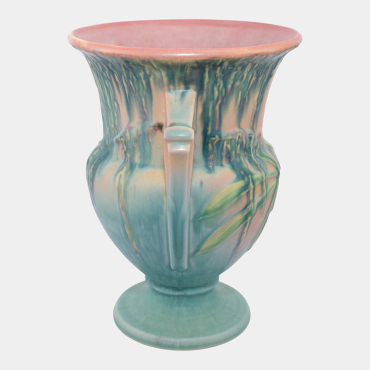 Roseville Moss Pink 1936 Vintage Art Deco Pottery Ceramic Vase 779-8
