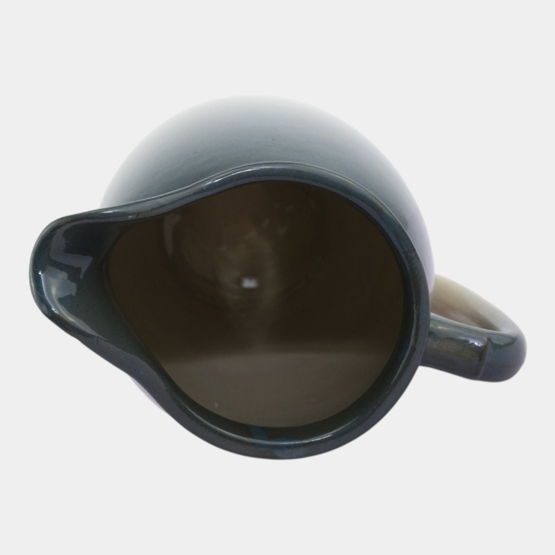 Weller Eocean 1898-1918 Antique Art Pottery Hand Painted Stork Ceramic Pitcher