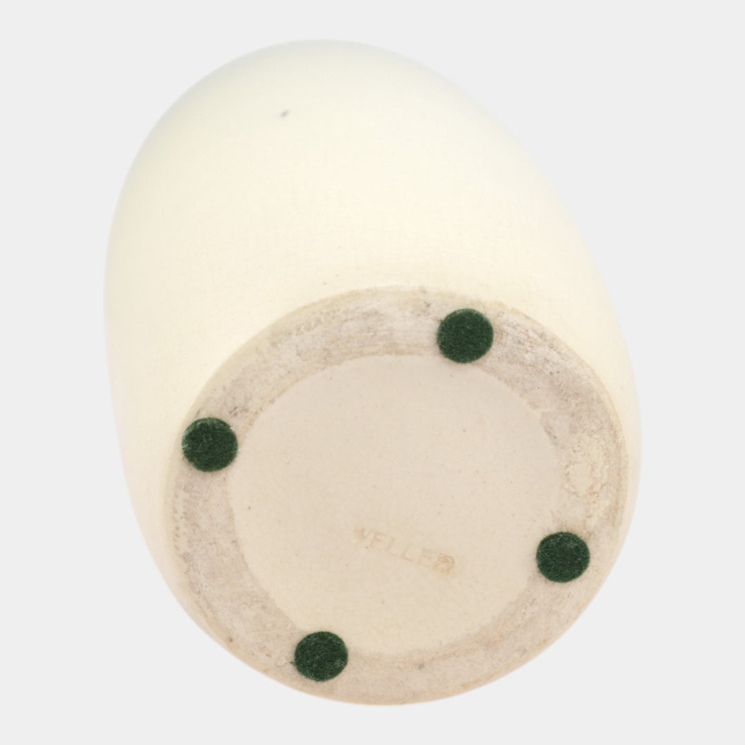 Weller Hudson 1920s Vintage Art Pottery Hand Painted Daffodil Vase