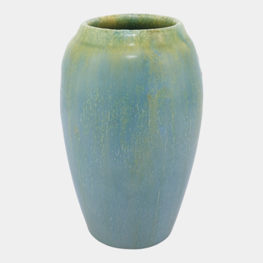 Jesse Wolf Studio 2008 Contemporary Hand Made Art Pottery Bird In The Grass Vase