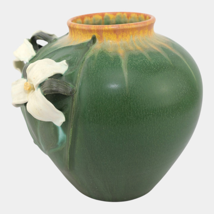 Ephraim Faience Hand Made Pottery Matte Green Breath Of Spring Ceramic Vase