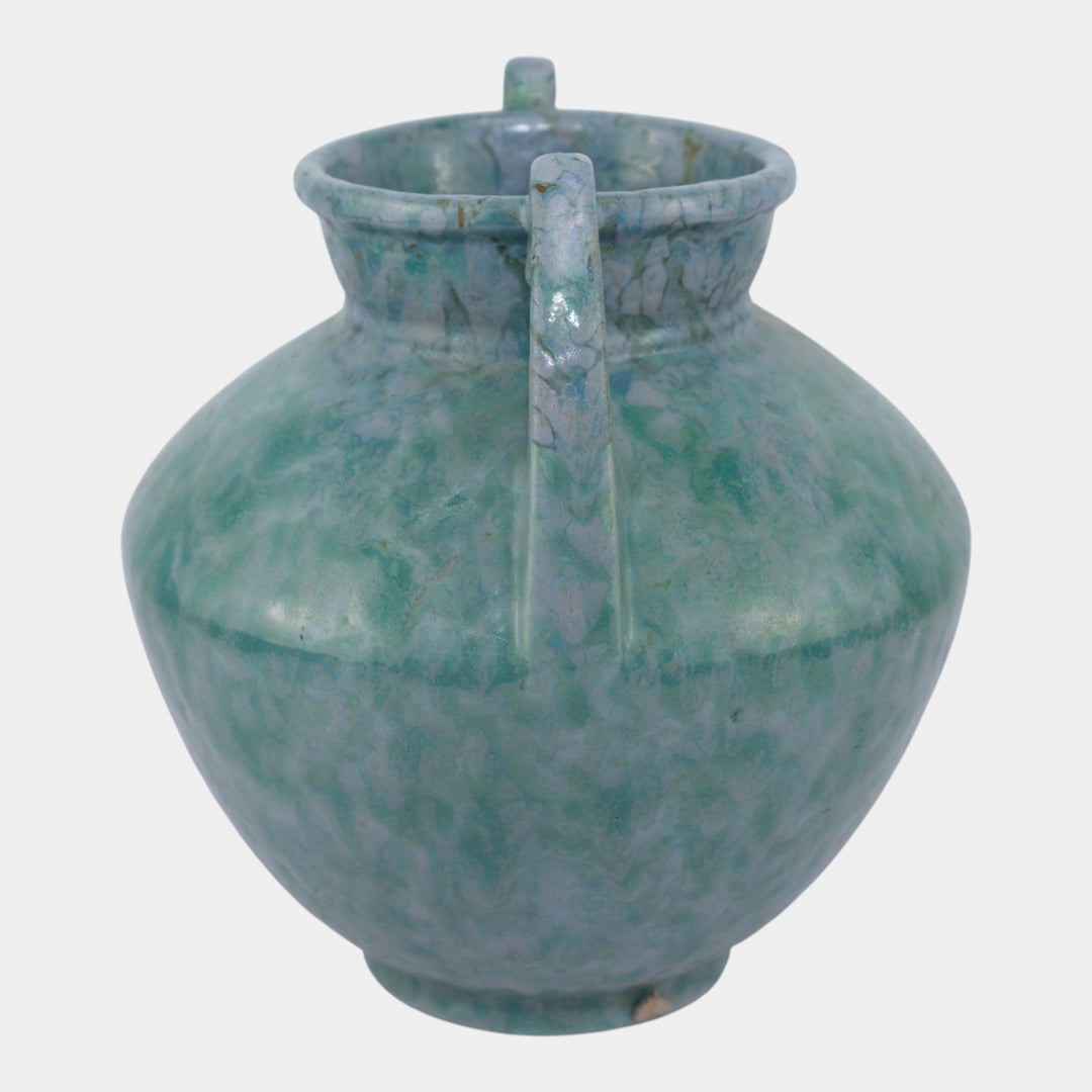 Roseville Carnelian II Blue Vintage Arts and Crafts Pottery Ceramic Vase 319-9 - Just Art Pottery