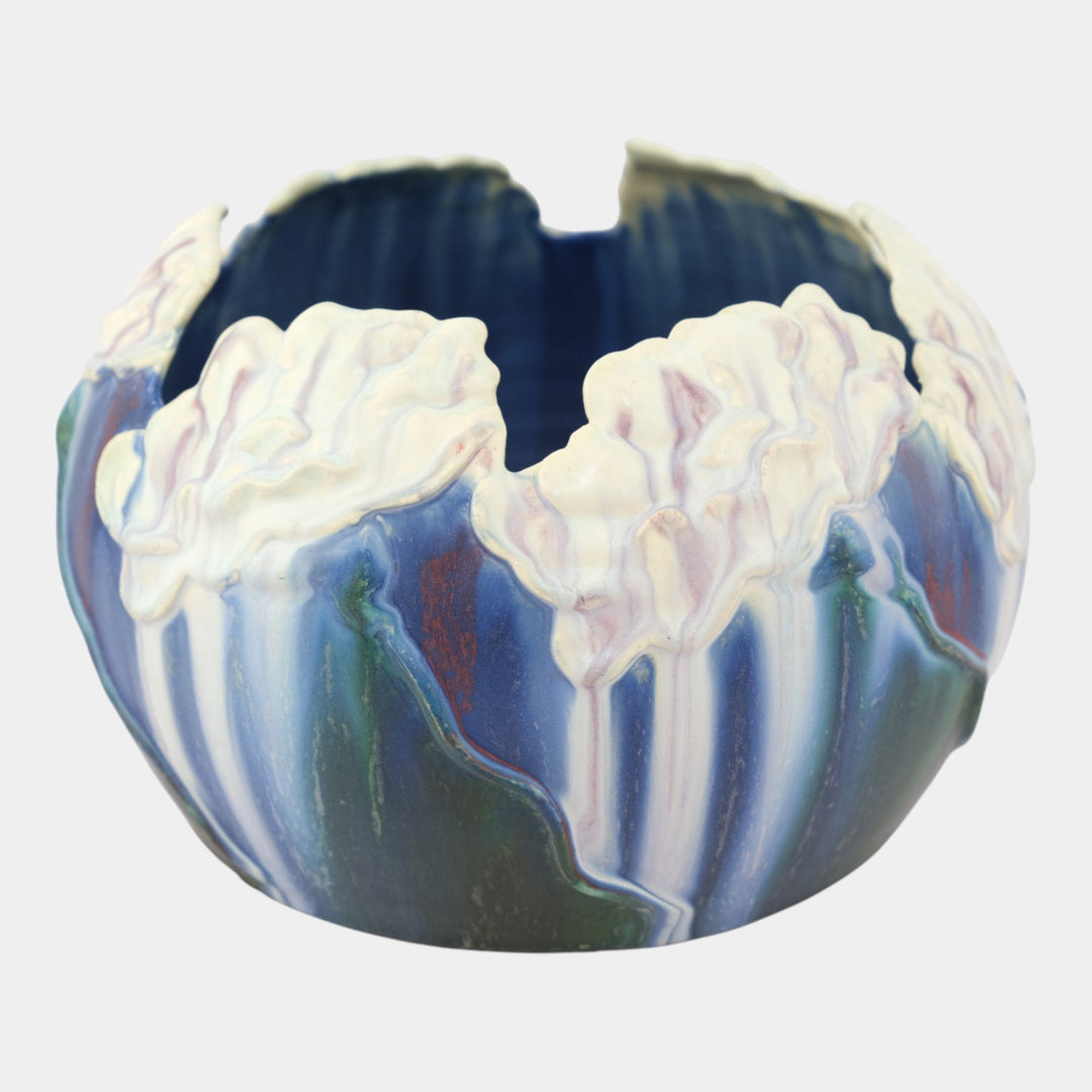 Ephraim Faience 2006 Pottery Tenth Anniversary Cottage Garden Centerpiece 610