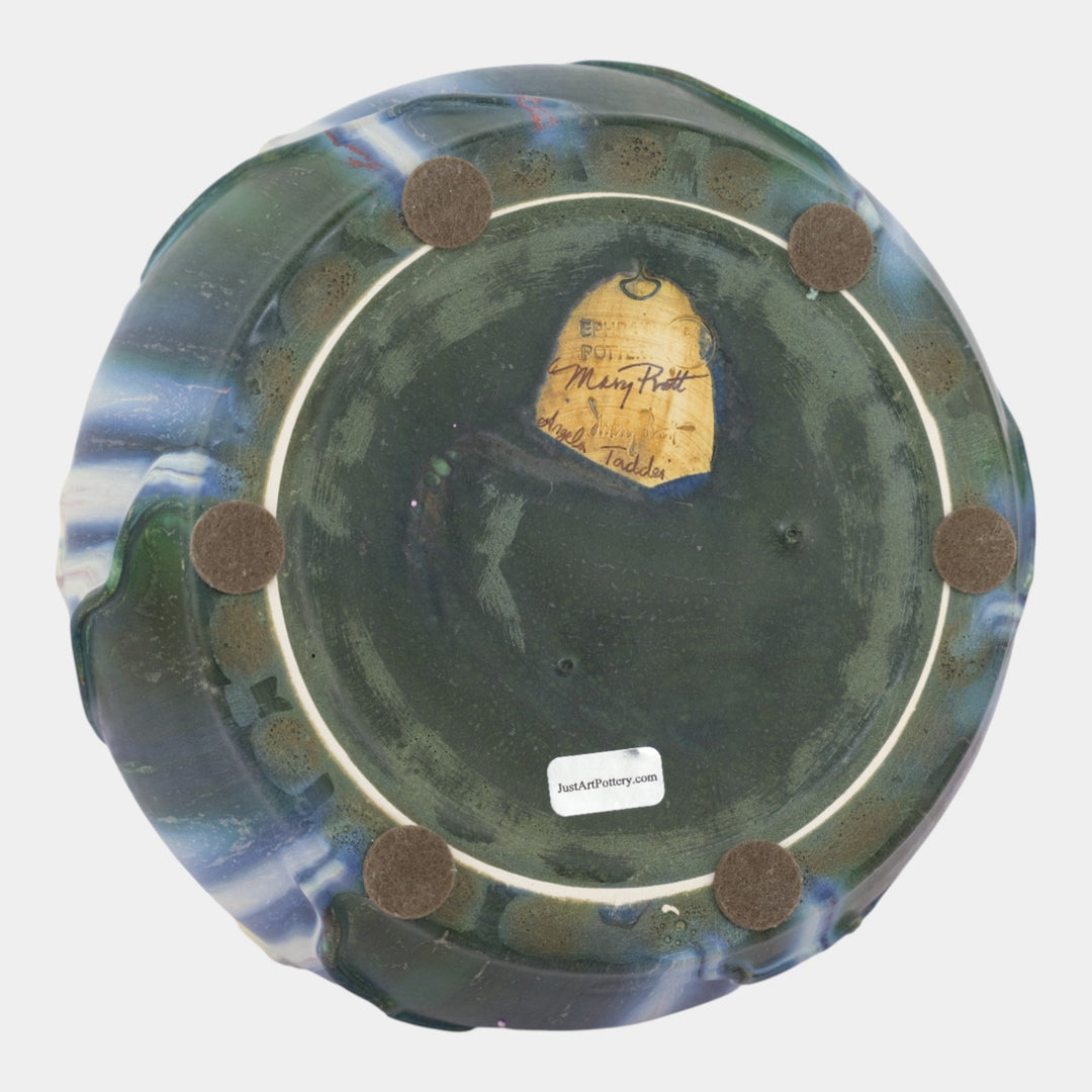 Ephraim Faience 2006 Pottery Tenth Anniversary Cottage Garden Centerpiece 610