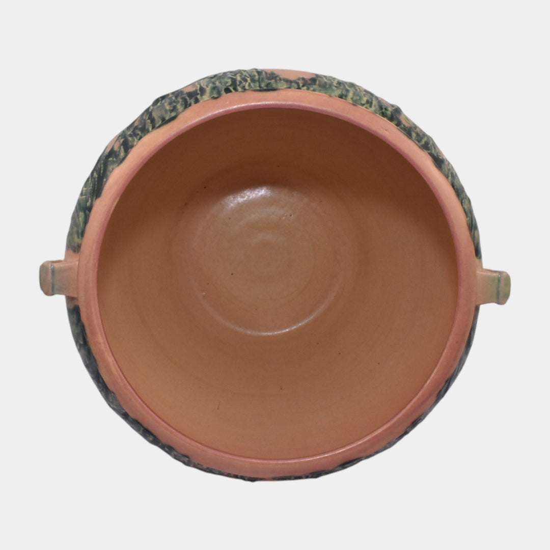 Roseville Moss Pink 1936 Vintage Art Pottery Jardiniere And Pedestal 635-8