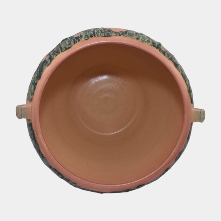 Roseville Moss Pink 1936 Vintage Art Pottery Jardiniere And Pedestal 635-8