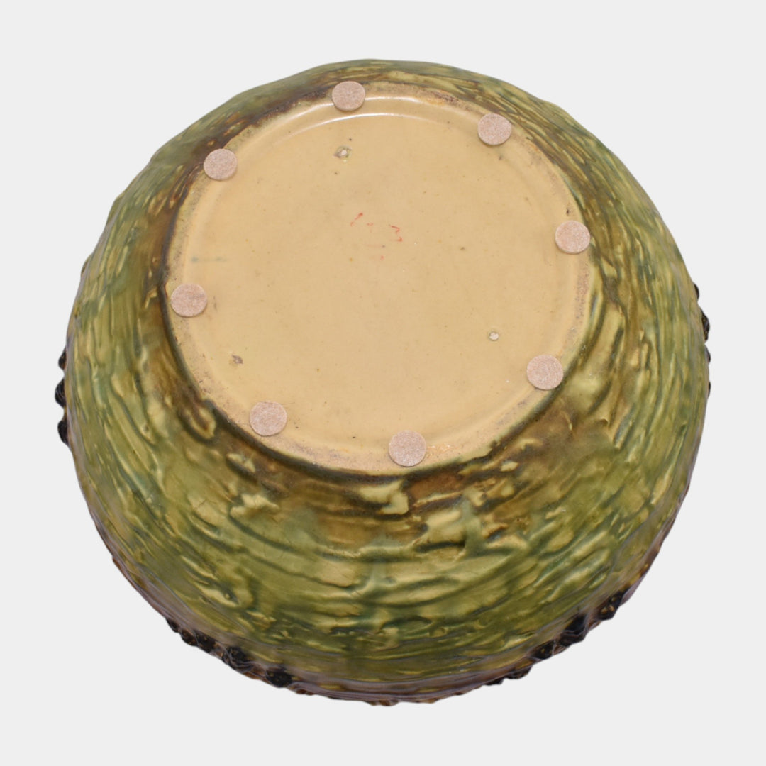 Roseville Blackberry 1932 Vintage Art Pottery Ceramic Jardiniere Pedestal 623-9