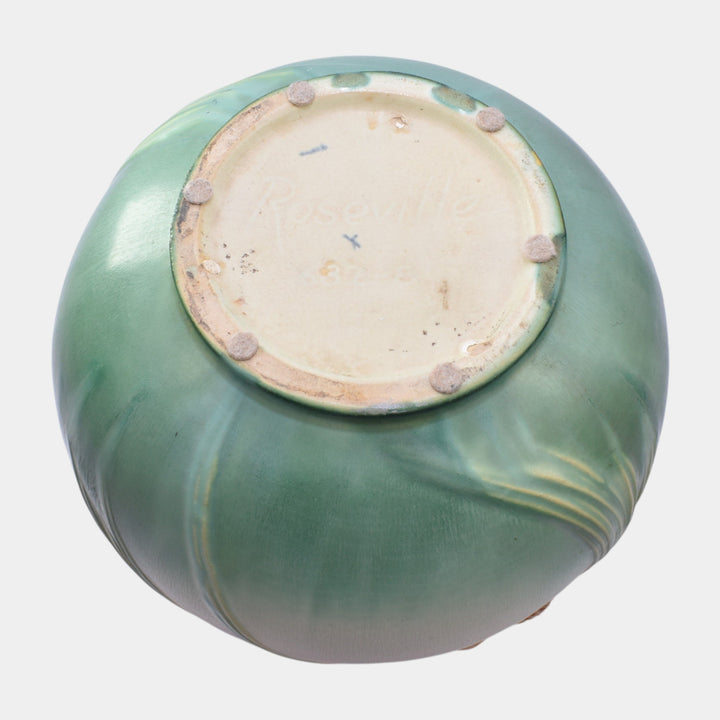 Roseville Pine Cone Green 1936 Vintage Pottery Ceramic Jardiniere Pedestal 632-8