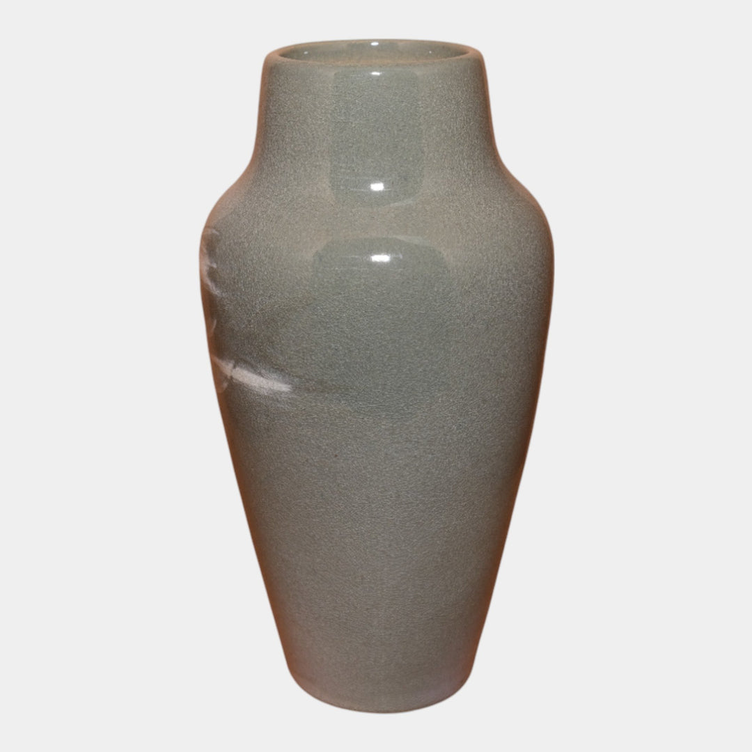 Owens Lotus 1906 Vintage Art Pottery Hand Painted Ceramic Fish Vase Chilcote