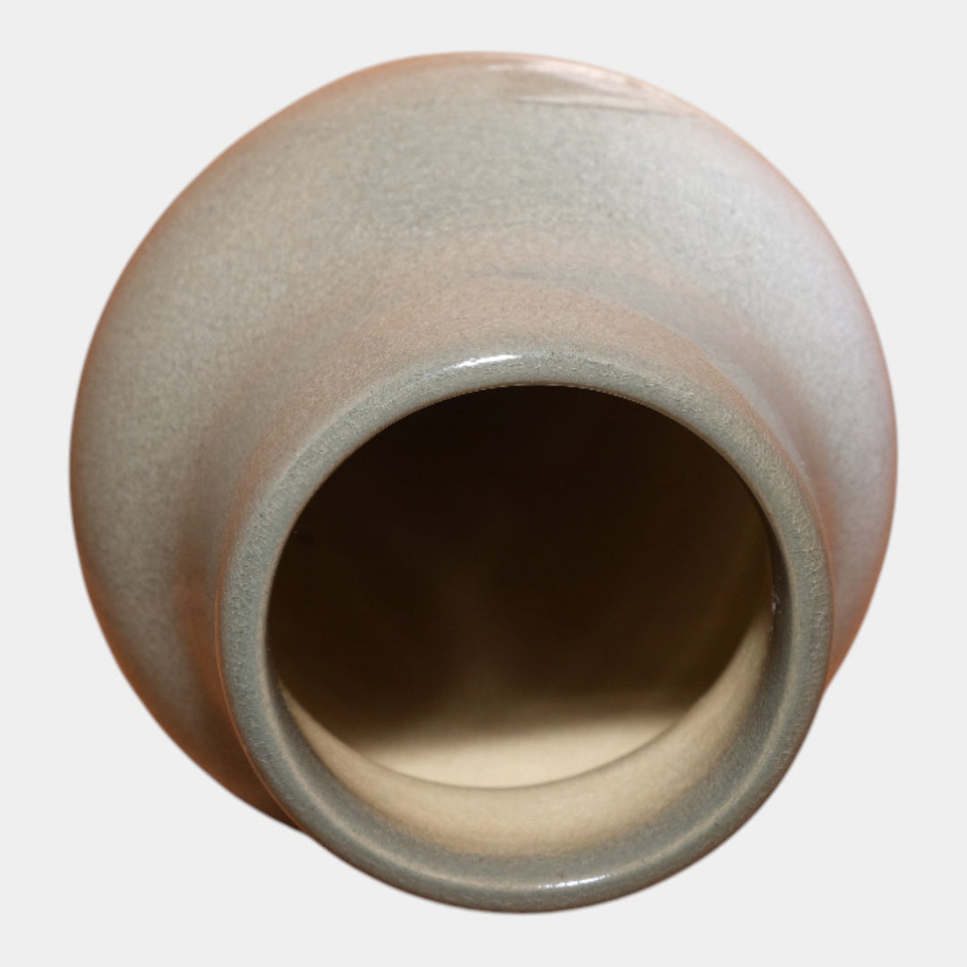 Owens Lotus 1906 Vintage Art Pottery Hand Painted Ceramic Fish Vase Chilcote