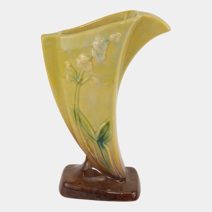 Roseville Wincraft Green 1948 Vintage Art Deco Pottery Ceramic Flower Vase 273-8