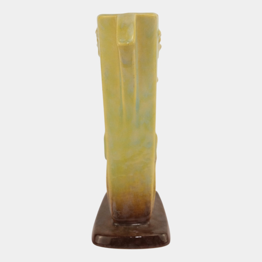 Roseville Wincraft Green 1948 Vintage Art Deco Pottery Ceramic Flower Vase 273-8