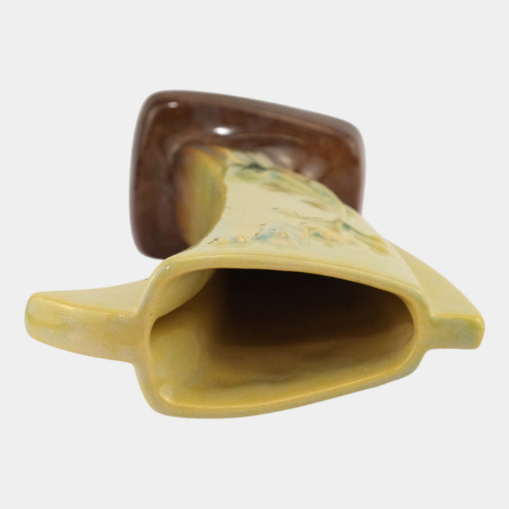 Roseville Wincraft Green 1948 Vintage Art Deco Pottery Ceramic Flower Vase 273-8