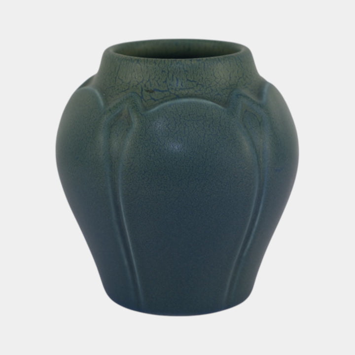 Rookwood Vintage 1921 Arts And Crafts Pottery Blue Ceramic Vase 2089