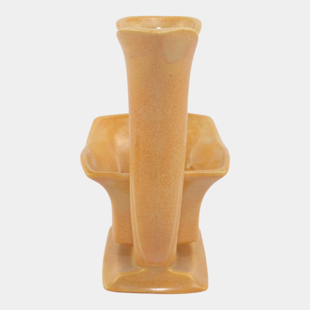 Roseville Capri Orange 1954 Mid Century Modern Pottery Ceramic Planter 572-8