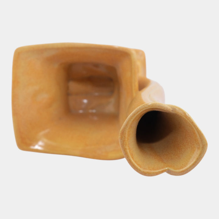 Roseville Capri Orange 1954 Mid Century Modern Pottery Ceramic Planter 572-8