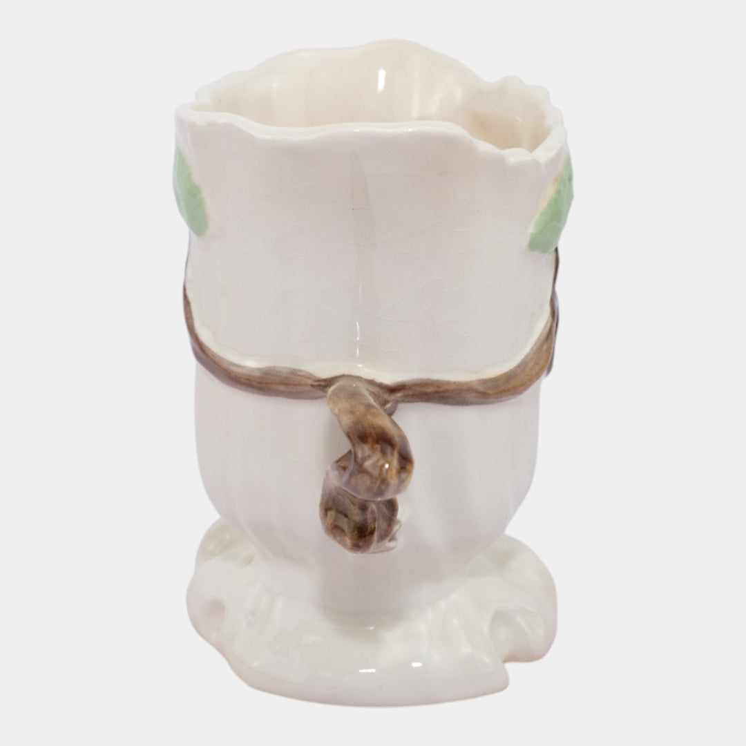 Roseville Ming Tree White 1949 Vintage Mid Century Modern Art Pottery Vase 572-6