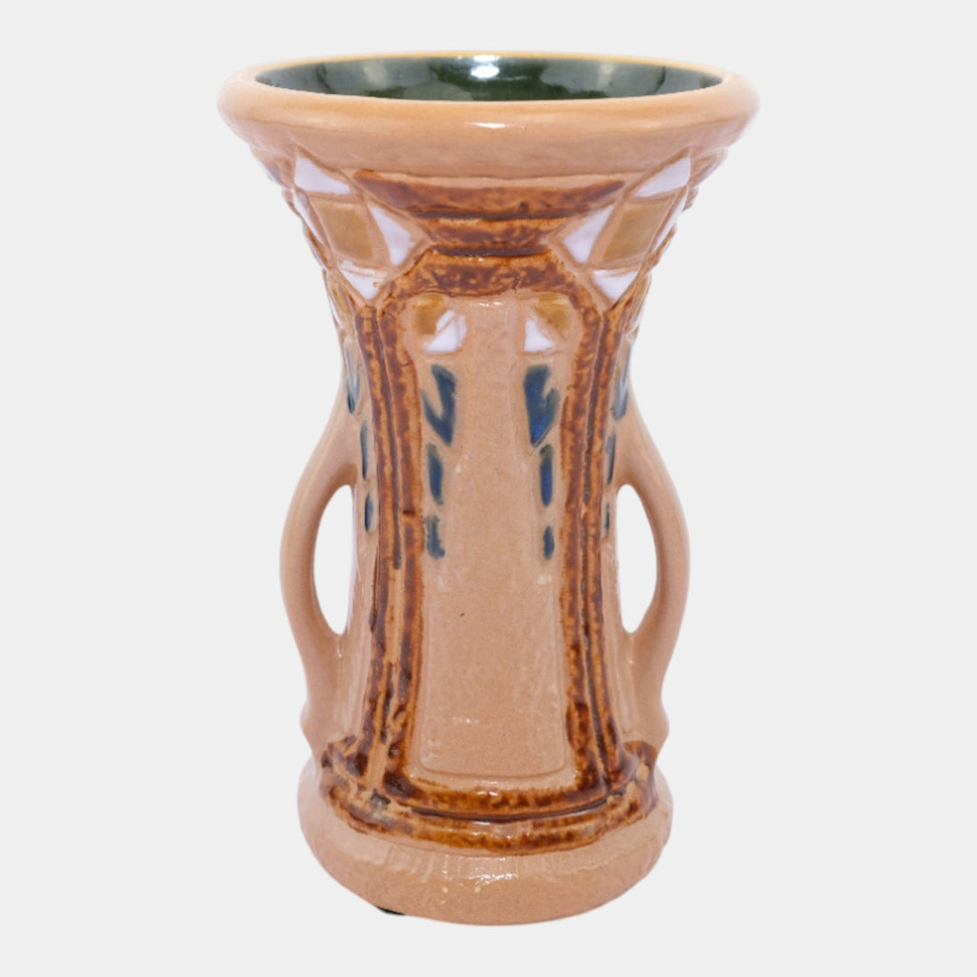 Roseville Mostique Tan 1916 Vintage Arts And Crafts Pottery Ceramic Vase 532-6