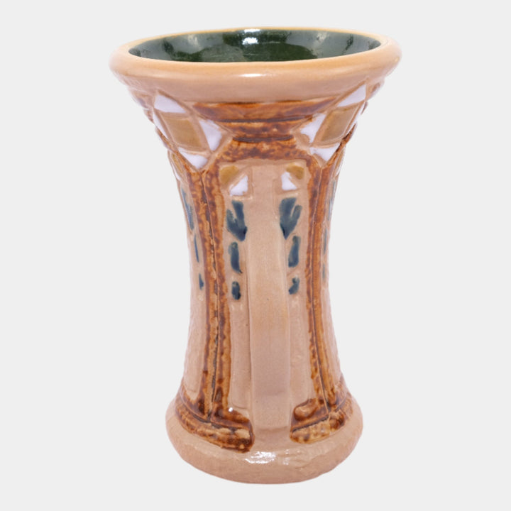 Roseville Mostique Tan 1916 Vintage Arts And Crafts Pottery Ceramic Vase 532-6