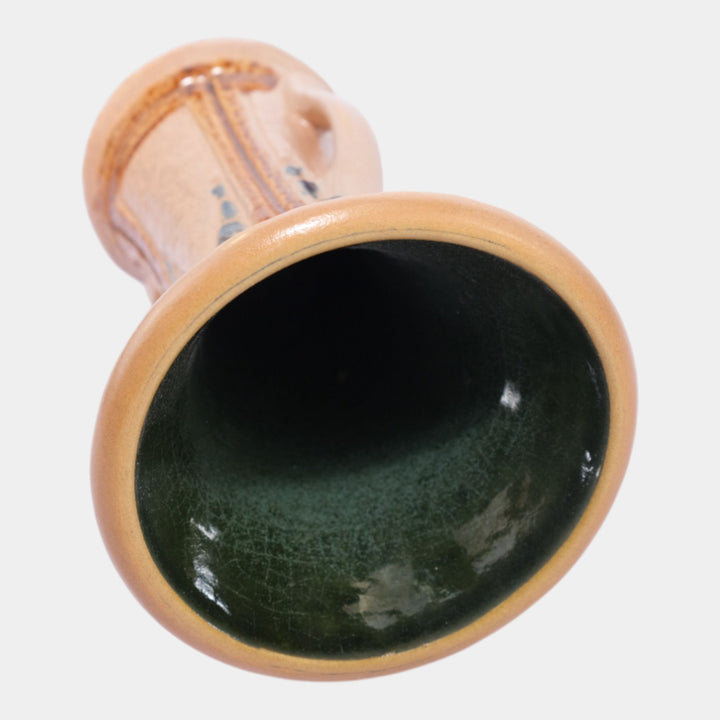 Roseville Mostique Tan 1916 Vintage Arts And Crafts Pottery Ceramic Vase 532-6